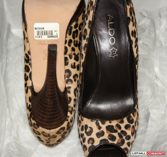 aldo leopard pumps