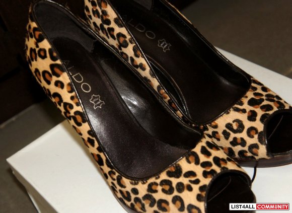 aldo leopard pumps