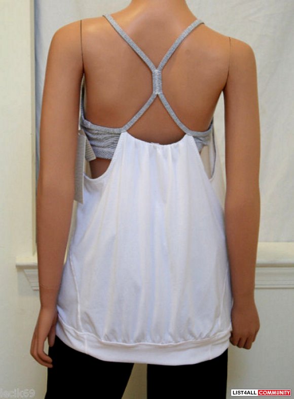 lululemon tank top with bra
