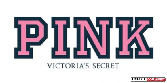 VICTORIA'S SECRET Long SleevePINK Logo Henley Tops Shirt Tee S/M/L