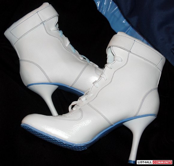 Nike Air Force 1 Heels Zwart