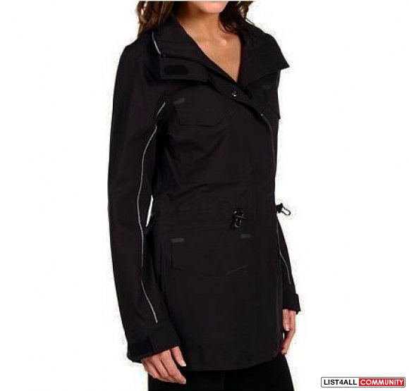 Adidas by Stella McCartney $600 Waterproof Black Rain Jacket Womens M
