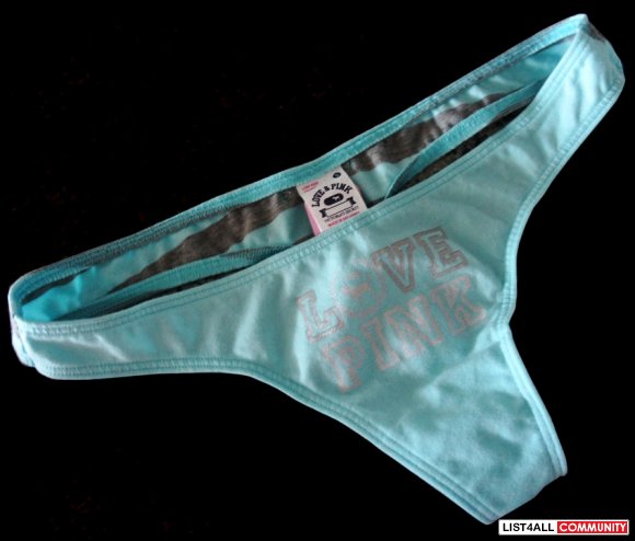 VICTORIA'S SECRET PINK Low Rise Thong Panties Women's S