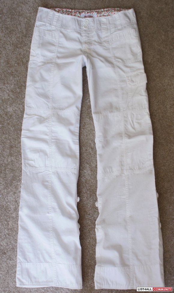 hollister cargo pants womens