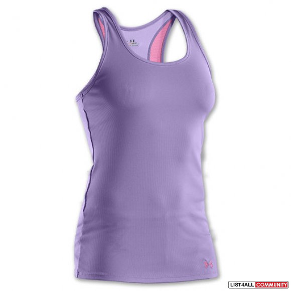 UNDER ARMOUR Heatgear Purple/Pink Victory Tank Top Women's M