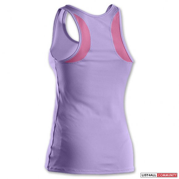 UNDER ARMOUR Heatgear Purple/Pink Victory Tank Top Women's M