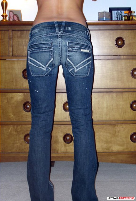 WILLIAM RAST Savoy Low Rise Lapis Wash Jeans Women's 27/28