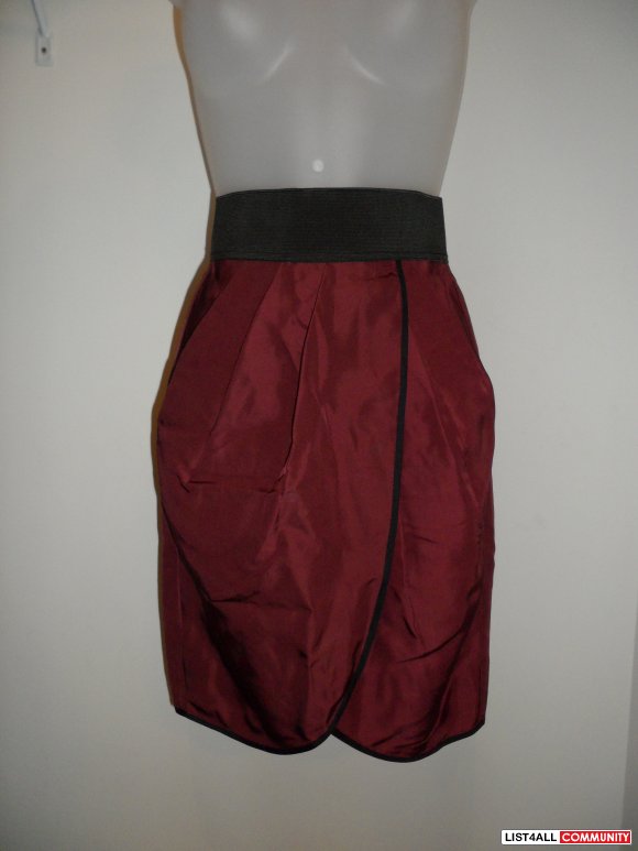 aritzia - wilfred 100% silk skirt
