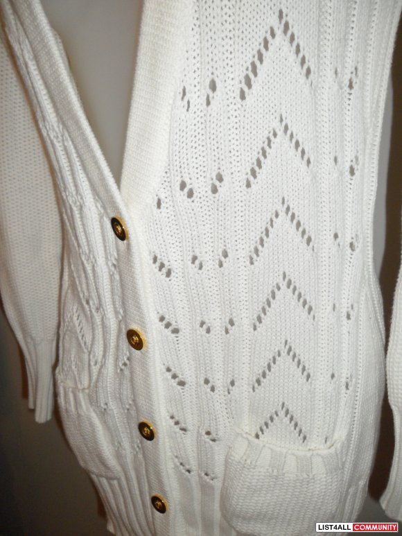 mink pink off white sweater
