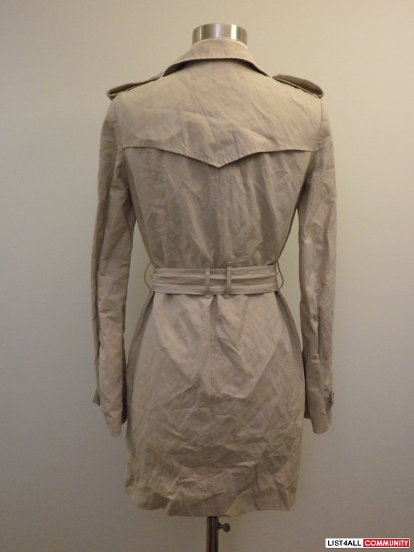aritzia - talula babaton beige trench coat