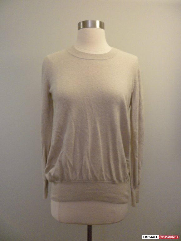 aritzia - talula beige/cream sweater