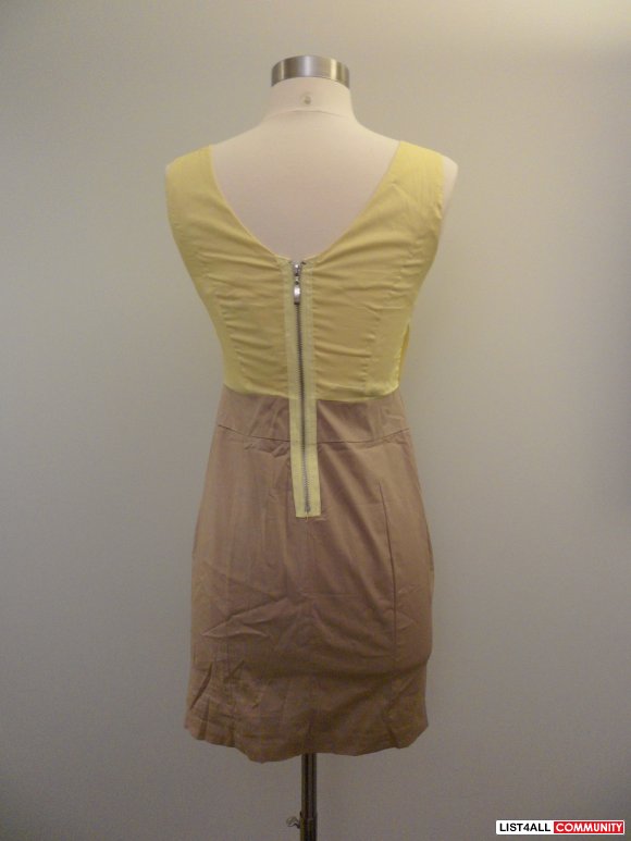 lulu's - lucy paris two toned zip up dress