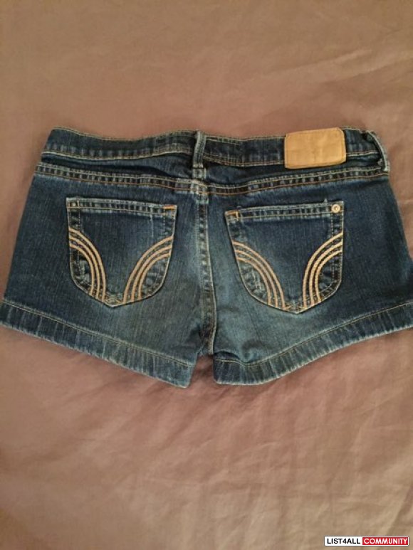 hollister jean shorts