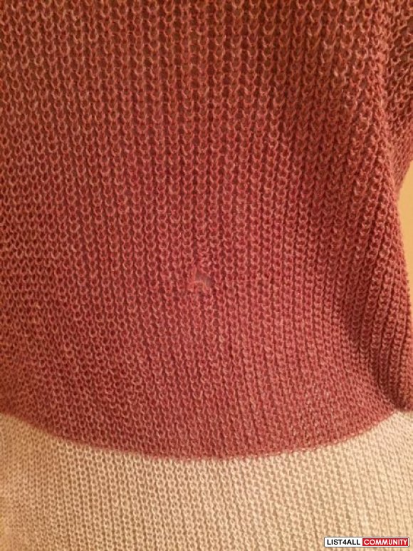 Aritzia - Wilfred 2 toned knit sweater