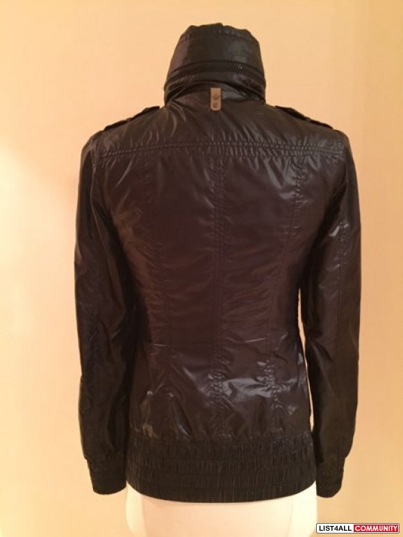 Mackage black perla rain jacket