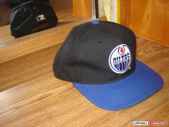 Hats: Vintage Edmonton Oilers Starter snapback