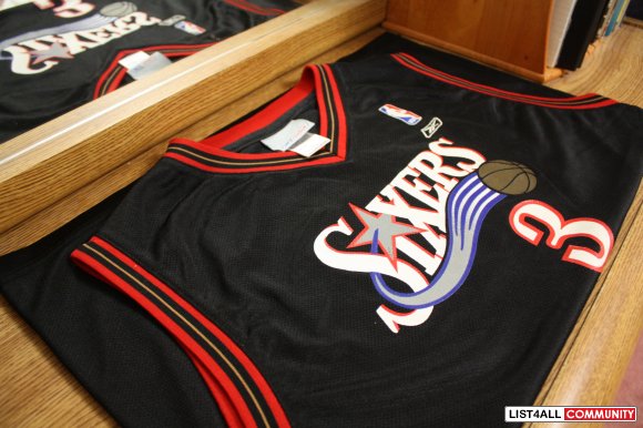 Jerseys: Allen Iverson Philadelphia 76ers Reebok jersey