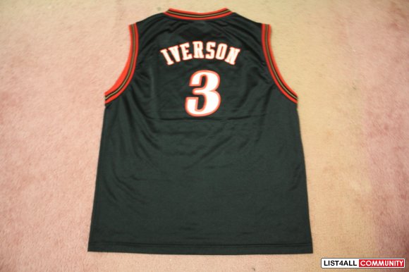 Jerseys: Allen Iverson Philadelphia 76ers Reebok jersey