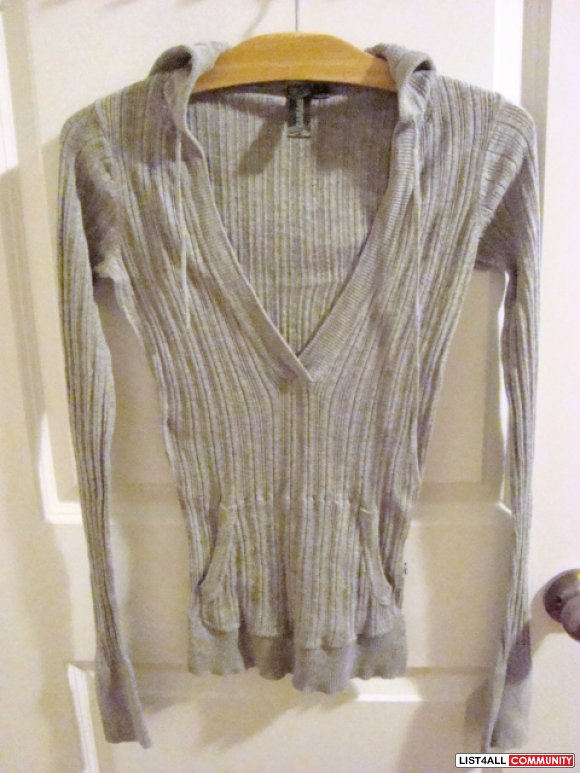 garage grey sweater