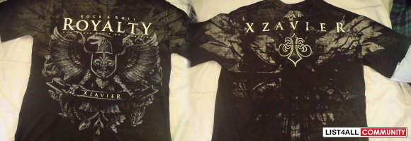 Brand New Xzavier Royalty Foil Shirt