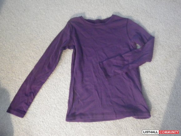 H&M (L.O.G.G) long sleeved purple shirt
