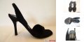 NEW BCBG Max Azria Women's Black Suede Slingback Shoe Size 6