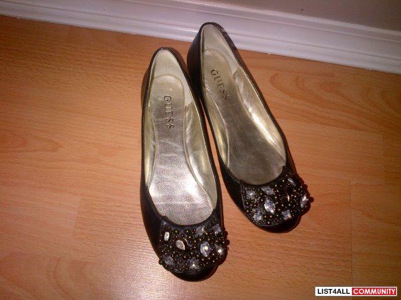 jeweled ballerina flats