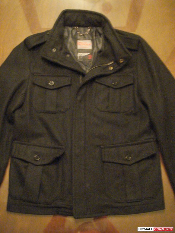 URBAN BEHAVIOR BLACK PEACOAT SIZE MED - $25 OBO