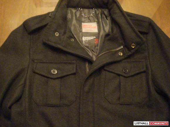 URBAN BEHAVIOR BLACK PEACOAT SIZE MED - $25 OBO