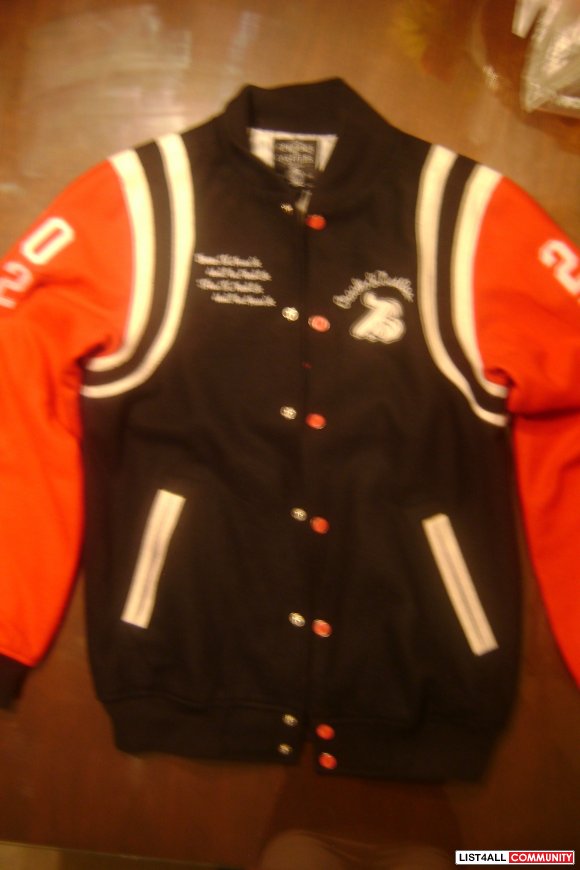 CROOKS AND CASTLES LETTERMAN SIZE SMALL FOR CHEAP