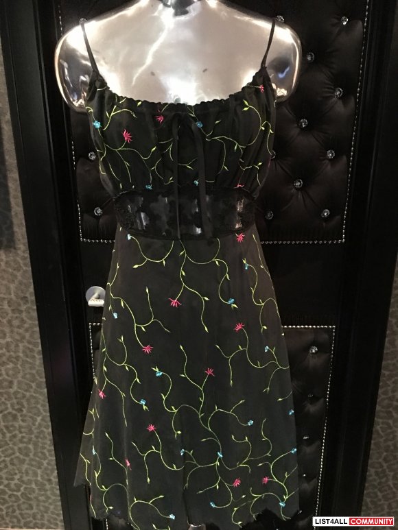 Betsey Johnson Dress with lace detail Size 10