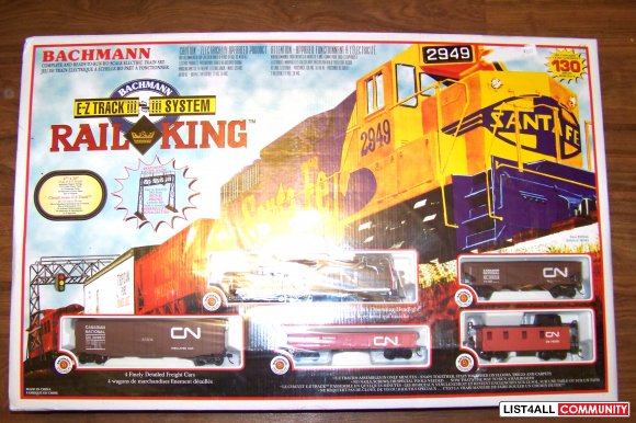 bachmann rail king train set