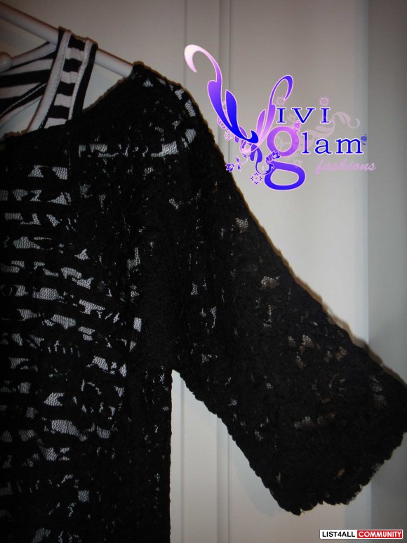 black lace 2 piece