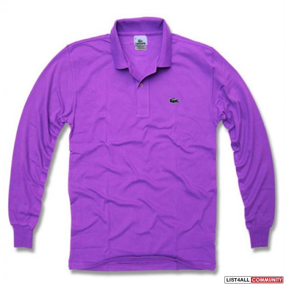 lacoste long sleeve polo green