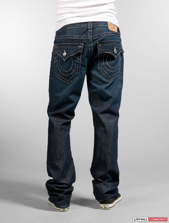 true religion mens baggy jeans