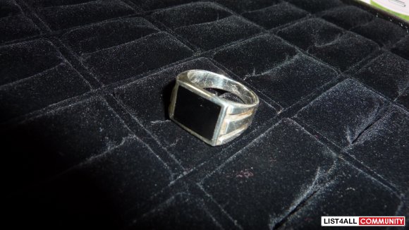 Silver ring, size 11