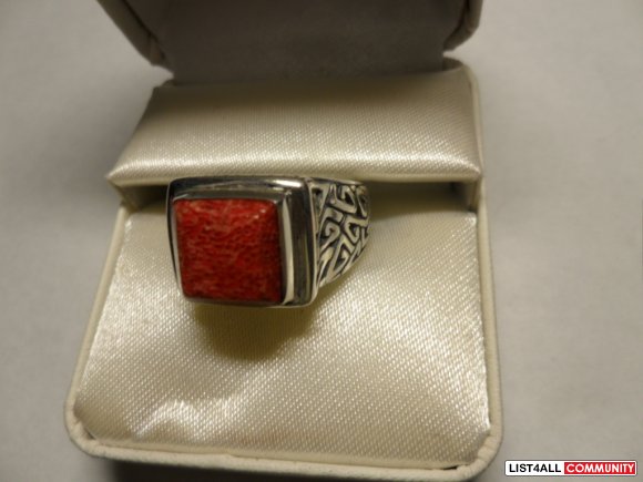 Silver ring, size 9