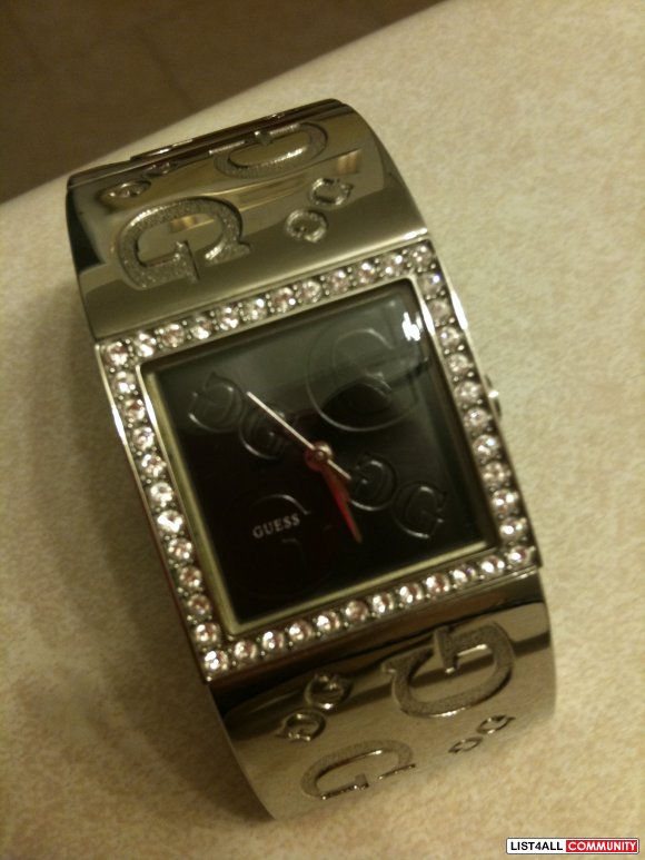 guess bangle watch