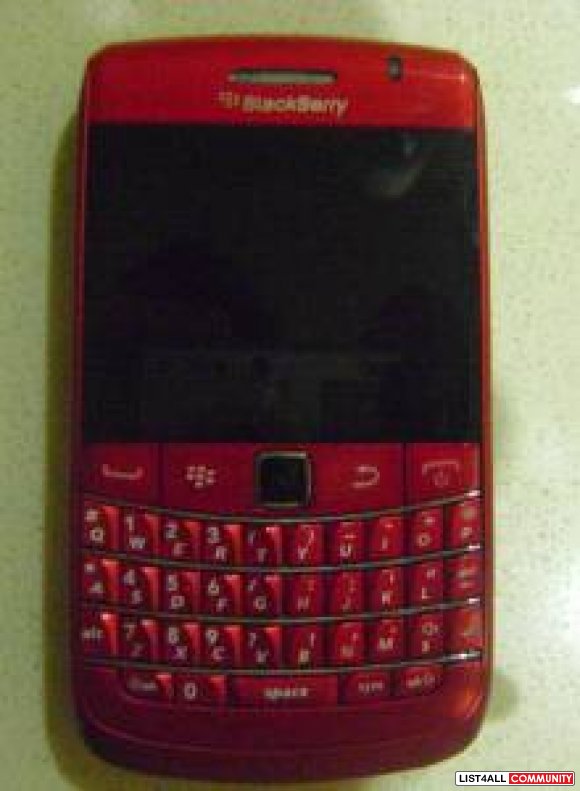 blackberry bold 9780 RED