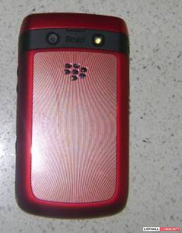 blackberry bold 9780 RED
