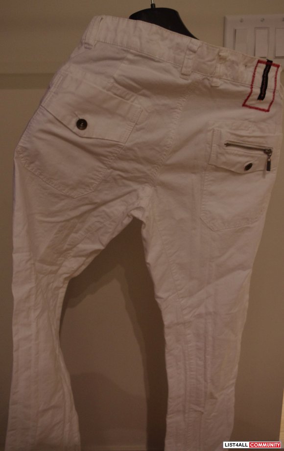 Project Raw White Pants - Size 30