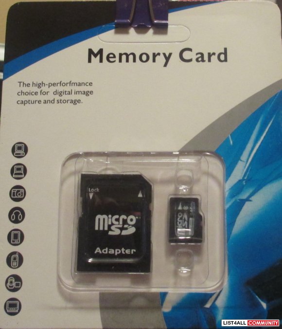 NEW 64GB Class 10 Micro SD Card TF Memory Card WITH Free Adapter