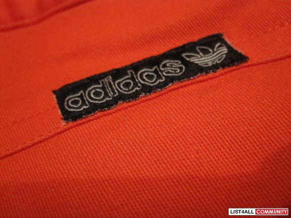 Adidas Orange Cotton Short Shorts Size xs