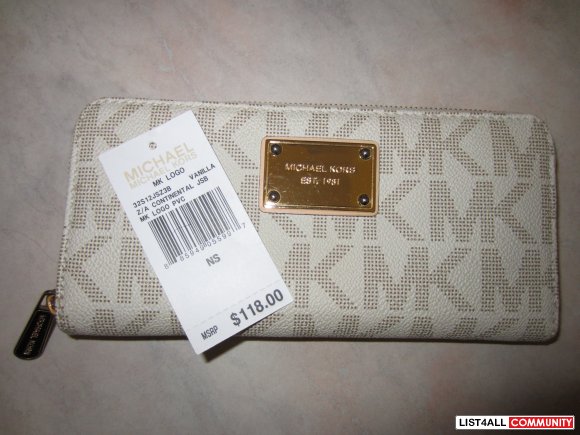 michael kors girls wallet