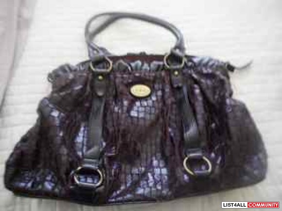 Dolce and Gabana (Faux) Chocolate Brown Purse