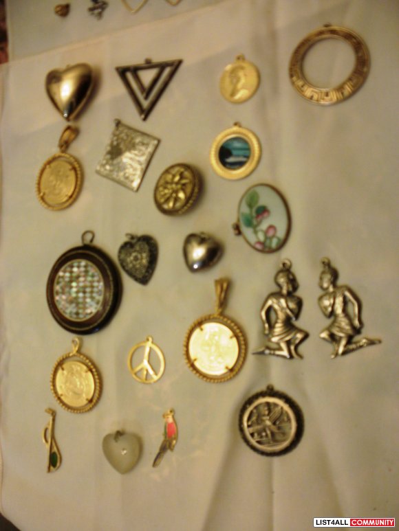 costume jewellery-pendants-no chain