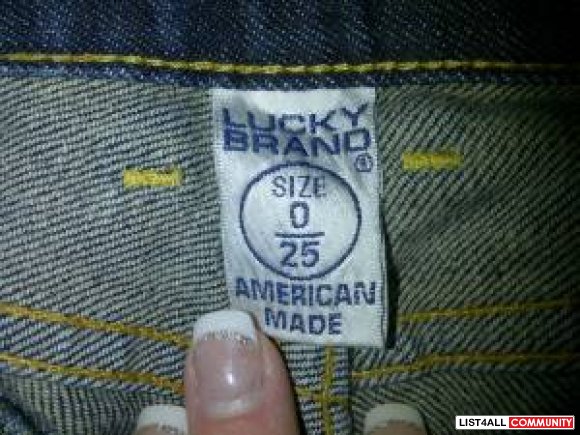 LUCKY BRAND JEANS - Size 25 / 0
