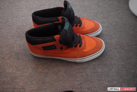 vans half cab orange