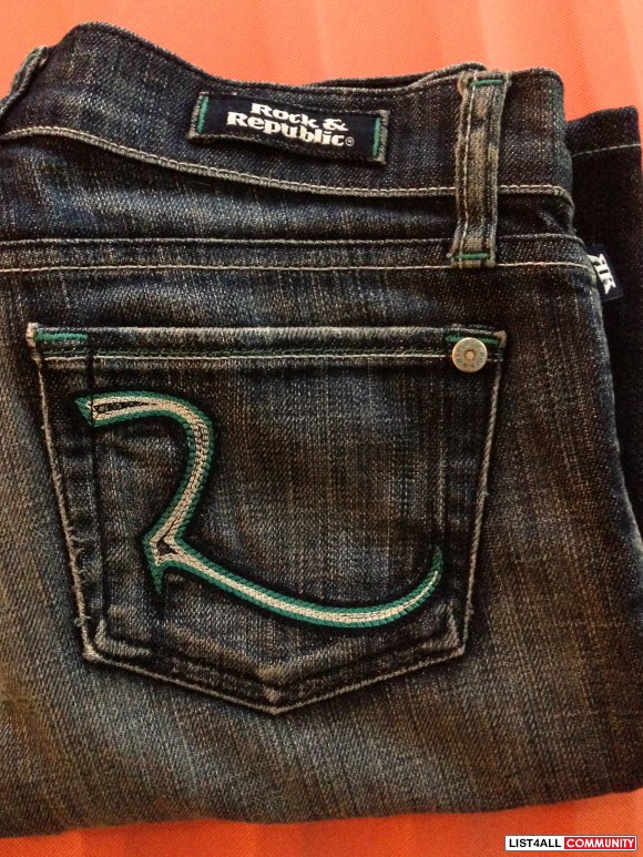 rock and republic jeans sz 26