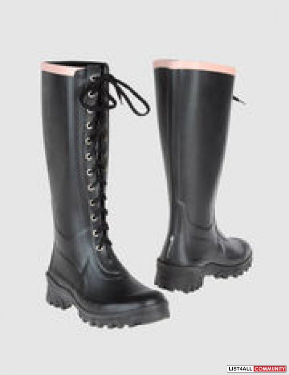 tretorn lace up rain boots